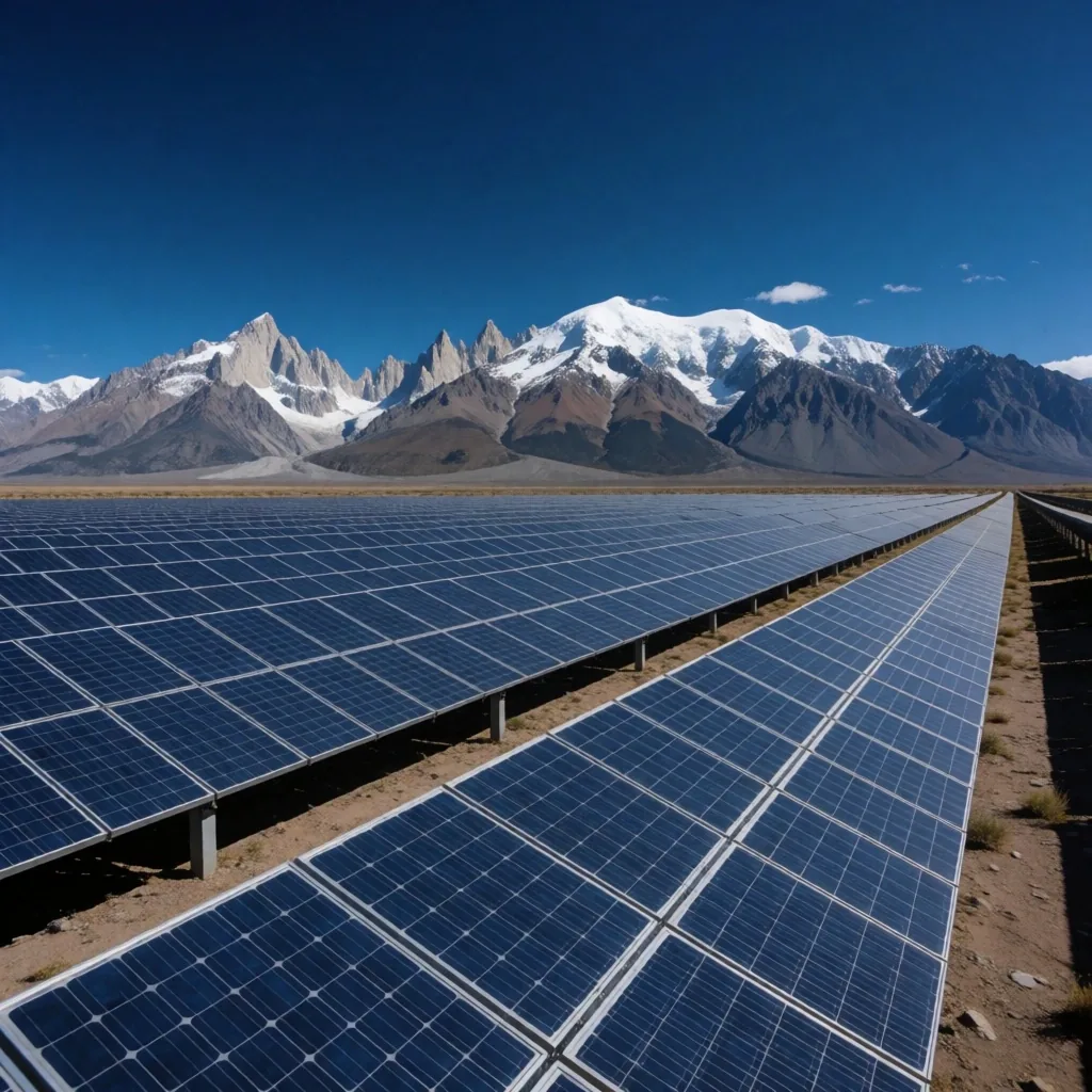 Parque solar en el Noroeste Argentino